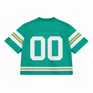 <b>Plus</b> <b>size</b> square shoulder graphic vintage sublimation <b>mesh</b> custom polyester hockey american retro football jersey - Product Image 3