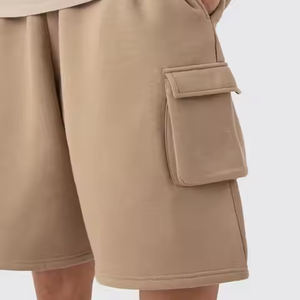 Pantalones Cortos Deportivos OEM con Corte Láser y Abertura Lateral para Hombre, Entrepierna de 3 Pulgadas, Ligeros, de Secado Rápido, Ajuste Holgado, Unisex, 100% Algodón, Color Sólido - Product Image 3