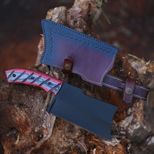 Cuchillo de Cocina Hecho a Mano con Hoja de Acero al Carbono y Mango de Resina |   Cuchillo de Chef de Acero Inoxidable para Picar, Cortar y Rebanar - Product Image 4