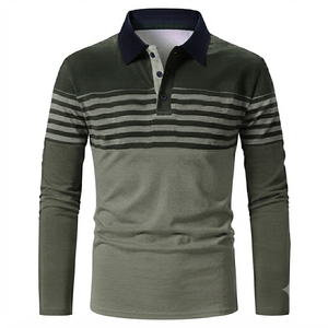 Camisas Casuales de Punto para Hombre, 100% Algodón, Manga Corta, con Bolsillo, Antiarrugas, Colección Elegante para Venta al Por Mayor - Product Image 1