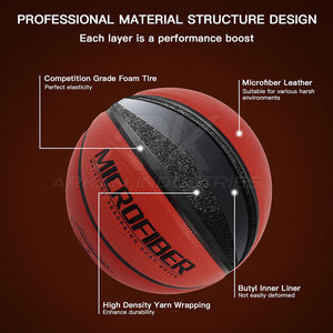 Balón de Baloncesto de Buena Calidad con Tacto Suave y Gran Control, para Entrenamiento y Juego Competitivo - Product Image 6