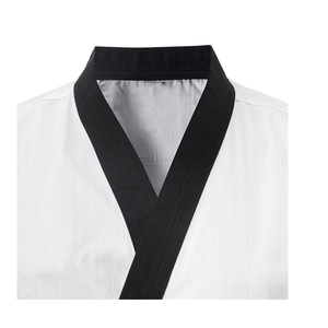Uniforme de Taekwondo en Gros OEM, Logo Personnalisé, Respirant, Séchage Rapide, 100% Coton, Manches Longues, Vêtements d'Arts Martiaux pour Hommes Adultes - Product Image 4