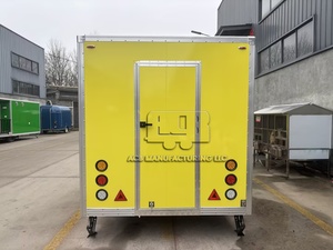 Mobile Restaurant Kitchen <b>Small</b> Catering Trailer Fully Equipped Fast Food Coffee Truck Mobile Bars Ice Cream Cart Stainless - Product Image 5