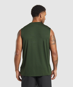 Débardeurs Homme Couleur Unie Col Rond Respirants Grande Taille pour Musculation – Vente en Gros OEM - Product Image 2