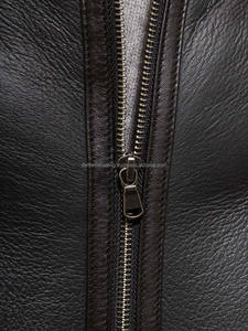 Men's Latest <b>Shearling</b> <b>Bomber</b> <b>Jacket</b> with Customized Logo High Quality Casual Winter Biker Auto Racing Wear Prices - Product Image 4