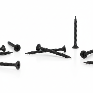 Tornillos de Cabeza Pan con Rosca Métrica Gruesa de Acero al Carbono Clase 8.8, Acabado Fosfatado Negro, Accionamiento Phillips, para Fijación de Paneles de Yeso (PDC) - Product Image 6
