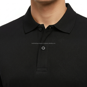 Camiseta Polo de Piqué 100% Algodón con Logotipo Personalizado al por Mayor, Camiseta Polo Lisa para Hombre, Camiseta de Golf de Manga Corta Transpirable de Alta Calidad - Product Image 3