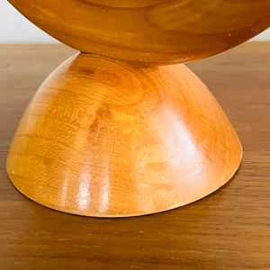 Porte-bougie artisanal en bois pour bougies chauffe-plat, avec quatre compartiments, idéal pour centre de table et décoration intérieure, provenant d'Inde. - Product Image 2