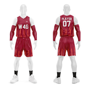 Ensemble de maillots de basket personnalisés sans manches, impression par sublimation, uniforme athlétique respirant, toutes saisons, unisexe, vêtements d'équipe pour adultes - Product Image 4