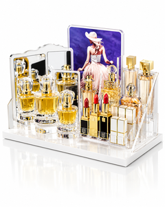 Organizador de Maquillaje Acrílico Transparente Moderno y Ecológico, Elegante Exhibidor y Almacenador para Cosméticos - Product Image 5