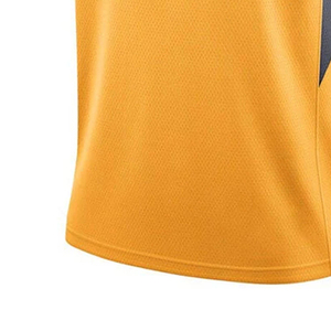 Camiseta de Baloncesto Unisex sin Mangas, Malla Amarilla, Cuello Redondo, Transpirable, 100% Poliéster, Corte Regular para Adultos, Todas las Temporadas - Product Image 3
