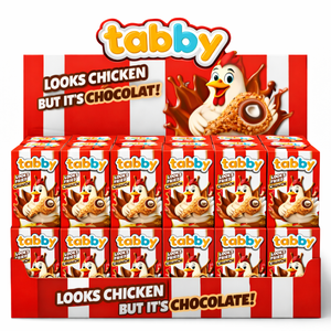 Snack Tabby Crunch Chocolate Estilo Pollo 2026, 50g, Golosina Dulce Crujiente, Sabor Único, Bocados Crujientes Cubiertos de Chocolate, Precio Económico - Product Image 4