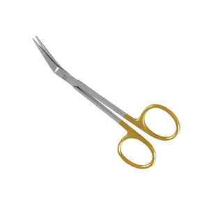 Ciseaux chirurgicaux professionnels Dean 17 cm en acier inoxydable à bord incurvé en carbure de tungstène pour la coupe de bandages et de gommes - Product Image 5