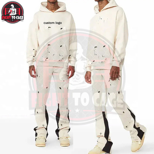 Conjunto Deportivo para Hombre con Diseño de Salpicaduras de Pintura, Precio Razonable, Alta Calidad, Nuevo, Cómodo, Tela Suave, Estilo Acampanado - Product Image 5