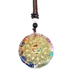 Om Symbol Pendant Necklace with 30-Inch Adjustable Rope Chain for Men and Boys - Product Image 3