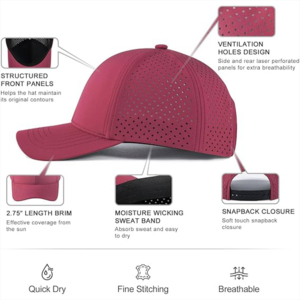 Casquettes de baseball pour hommes confortables et respirantes, prix raisonnable, entièrement personnalisables, anti-plis, de haute qualité - Product Image 4