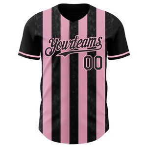 OEM Baseball Jersey Full Button Custom Logo 100% Polyester Short Sleeve Printed Breathable Team Wear Supplier All Seasons - Product Image 4