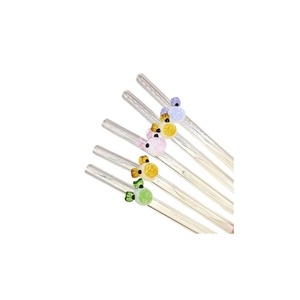 Pajitas de vidrio de borosilicato transparente - Product Image 3