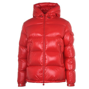 Men's Beige Down Puffer <b>Jacket</b> With Fur Hood Windproof Casual Winter Coat Regular Fit Thick Polyester Shell Single Breasted Coat - Product Image 4