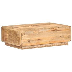 Tavolino da Caffè in Legno di Mango Naturale di Media Dimensione, Stile Rustico con Fascino Organico - Product Image 4