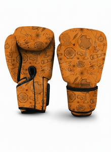 Breathable High Quality Inner <b>Padded</b> <b>Foam</b> Training Punching Fighting Boxing Gloves Custom Made Logo Design Leather Boxing Gloves - Product Image 3