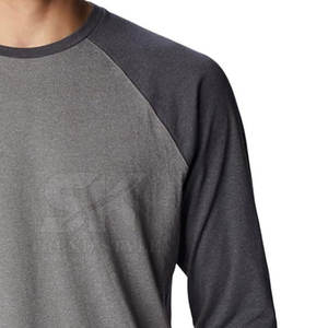 Camisetas Raglán Lisas Cómodas y Transpirables en Stock, Camisetas Raglán Lisas de Nuevo Estilo, Camisetas Raglán Lisas Hechas a Medida - Product Image 6