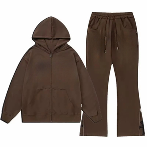 Survêtement homme tendance, décontracté et pour l'extérieur, avec logo brodé personnalisé, nouveau design pour adultes - Product Image 1