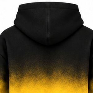 Sigma Gamma Rho Womens <b>Tie</b> <b>Dye</b> Oversized Hoodie Black Gold Color Custom Greek Letter Printed Pullover Fleece <b>Sweatshirt</b> Sorority - Product Image 3