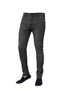 Jeans pour hommes à la mode, coupe slim, décontractés, skinny, style streetwear, en denim - Product Image 4