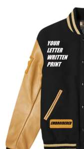 Blouson universitaire vintage pour homme, style universitaire, hiver, col montant, boutons recouverts, toile écologique respirante - Product Image 4