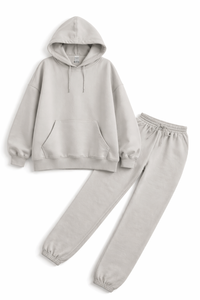 Nouvel Arrivage 2026 – Ensemble Survêtement Femme Tendance : Sweat à Capuche et Pantalon Unis, Logo Personnalisé, 100% Coton Respirant - Product Image 6