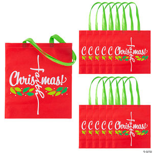 Bolsa de asas de Navidad personalizada de alta calidad Artículo de seda personalizado Estilo Patrón Carta Promoción China - Product Image 5