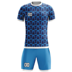 Uniforme de Fútbol Personalizado al por Mayor, Camiseta Transpirable de Manga Corta con Impresión de Nombre, Conjunto de Uniforme de Fútbol Económico - Product Image 5