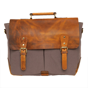 Briefcase Leather Laptop <b>Bag</b> Large Capacity Durable Business Office Handbag for Men Professionals Travel Work Use OEM - Product Image 6