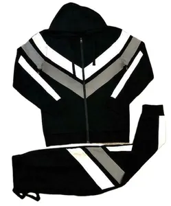 High Quality Tracksuits Custom Logo Tracksuit/Men Hooded Cotton Sweatsuit/Gym Outfits Track Suit For Men breathable quick dry he