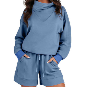 Ensemble sweat à capuche et pantalon en coton imprimé pour femme, personnalisable, collection premium, printemps, fournisseur OEM ODM, vente en gros, usine - Product Image 4