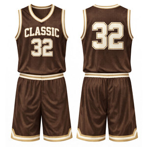 Conjunto de Uniforme de Baloncesto de Alta Calidad, Personalizado, con Nombre/Sponsor/Número, Reversible, Sublimado, de Secado Rápido - Product Image 1
