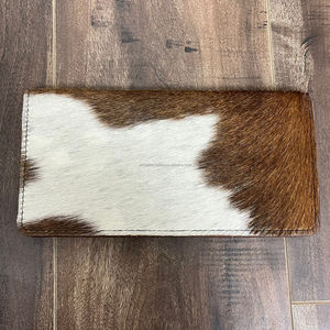 Usine prix de gros concepteur usiné à la main en cuir de vachette à deux volets Long portefeuille pour femmes Longhorn Bull Skull Design embrayages - Product Image 6