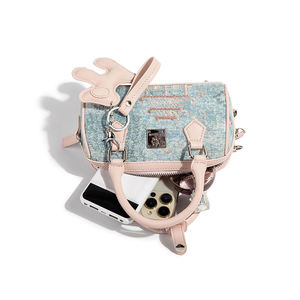 Bolso de Mano Tipo Tote Casual de Estilo Chino con Combinación de Colores Exclusiva, Bordado, para Mujer, Otoño-Invierno 2024 - Product Image 6