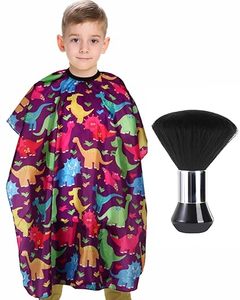 Capa de Peluquería Infantil Tactus Industries con Estampado de Dinosaurio, Poliéster/Nailon, Resistente al Agua, Antiadherente, Cintura Ajustable, Delantal de Barbero - Product Image 1
