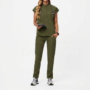 Nurse <b>Scrubs</b> <b>Set</b> Custom Logo Breathable Medical Uniform Comfortable Hospital Workwear OEM Bulk Orders <b>Scrubs</b> <b>Set</b> - Product Image 1