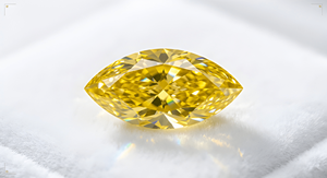 Diamante Cultivado en Laboratorio RCK Global, Corte Marquesa, Color Amarillo Intenso, 0.1-0.15ct, VVS VS, Suelto, para Joyería - Product Image 2
