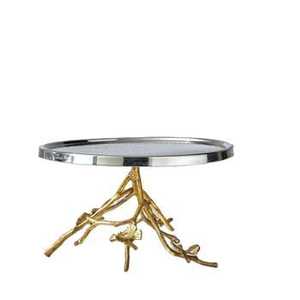 Stainless Steel Cake Stand Rotating Tiered <b>Dessert</b> Display Cupcake Holder Elegant Wedding Birthday Party Serving Tray - Product Image 4