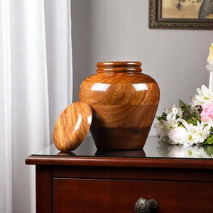 Urna Funeraria de Madera con Diseño Oceánico, Caja Conmemorativa Artesanal Inspirada en el Mar para Seres Queridos - Product Image 5