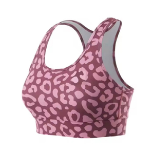 Soutien-gorge de sport léger à maintien élevé pour femme, avec logo frontal, design unique, séchage rapide, pour yoga et gym, vente en gros - Product Image 2