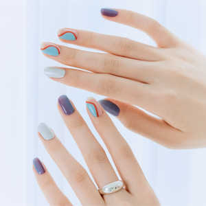 Autocollants d'ongles en gel semi-durci de qualité salon 100% réels coréens, véganes, sans cruauté, non toxiques, pour manucure en gros - Product Image 5