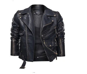 Chaquetas de Cuero Profesionales para Motociclistas, Traje de Seguridad Ajustado Personalizado de Marca para Hombre, Alta Calidad, Verano/Invierno, Secado Rápido - Product Image 6