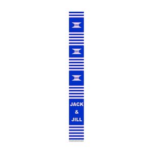 Écharpe de Cérémonie Tissée Bleu Royal Jack & Jill Kente – Écharpe de Remise de Diplôme de Qualité Supérieure pour Événements de Remise de Diplôme – Fourniture en Gros - Product Image 1