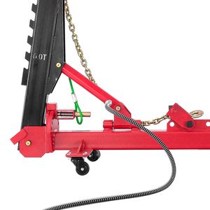 Enderezador de Chasis de 6 Toneladas para Carrocerías, Extractor de Chasis con Poste Giratorio, Bomba Hidráulica de Pie, Equipo de Reparación de Carrocerías con IA Integrada - Product Image 2