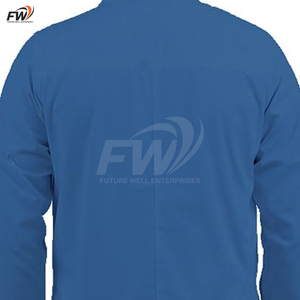 Bata de laboratorio médica blanca de manga larga para mujer con logotipo personalizado, bata de laboratorio ESD blanca para mujer - Product Image 3